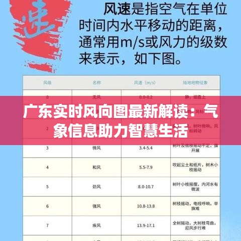 广东实时风向图最新解读:气象信息助力智慧生活