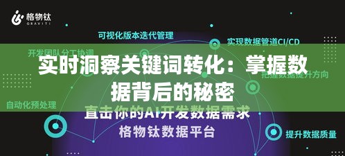实时洞察关键词转化:掌握数据背后的秘密