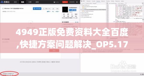 4949正版免费资料大全百度,快捷方案问题解决_OP5.175