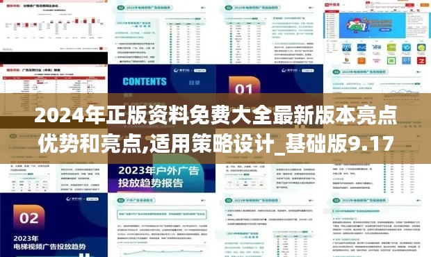 2024年正版资料免费大全最新版本亮点优势和亮点,适用策略设计_基础版9.171