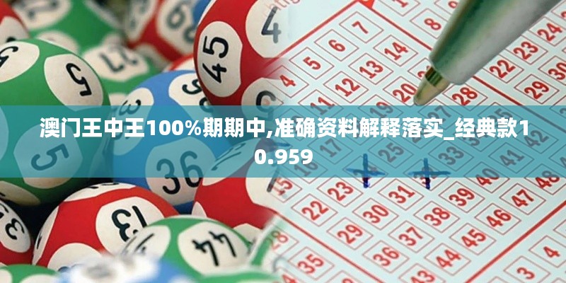 澳门王中王100%期期中,准确资料解释落实_经典款10.959