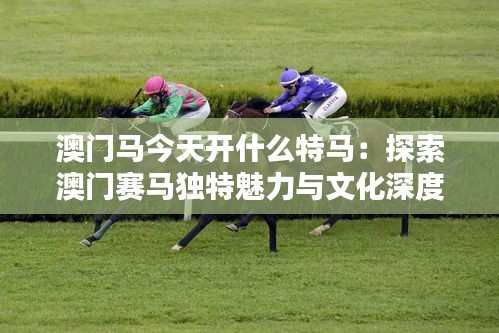 澳门马今天开什么特马：探索澳门赛马独特魅力与文化深度