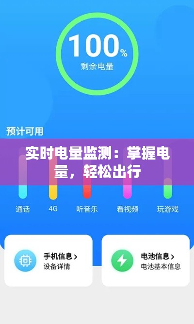 实时电量监测:掌握电量,轻松出行