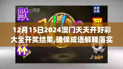 12月15日2024澳门天天开好彩大全开奖结果,确保成语解释落实_T3.549