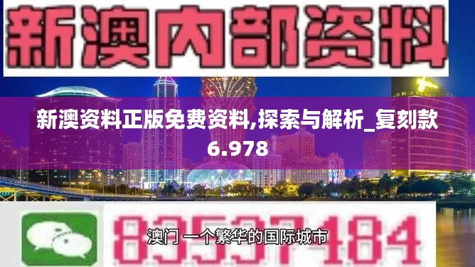 新澳资料正版免费资料,探索与解析_复刻款6.978