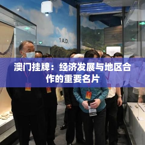 澳门挂牌:经济发展与地区合作的重要名片
