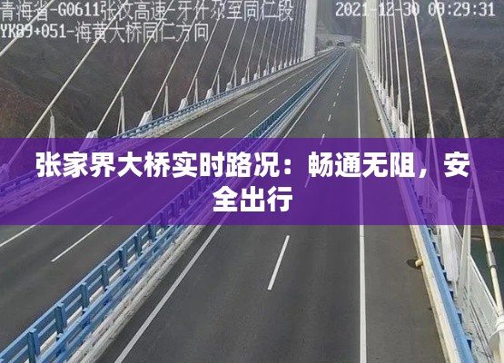 张家界大桥实时路况:畅通无阻,安全出行