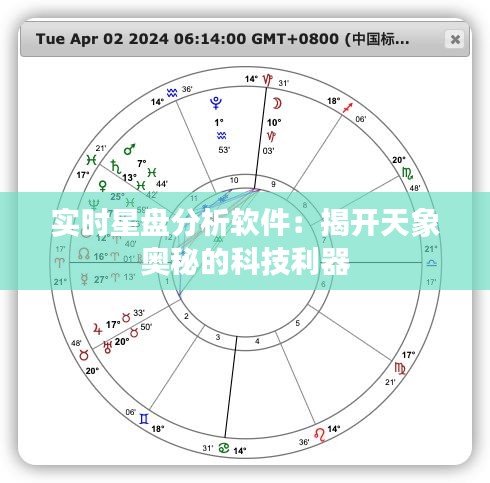 实时星盘分析软件:揭开天象奥秘的科技利器