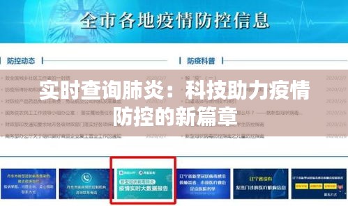 实时查询肺炎:科技助力疫情防控的新篇章