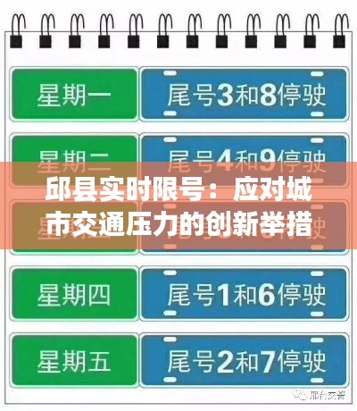邱县实时限号:应对城市交通压力的创新举措