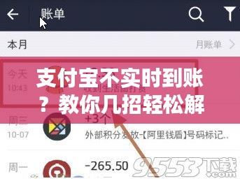 支付宝不实时到账?教你几招轻松解决!