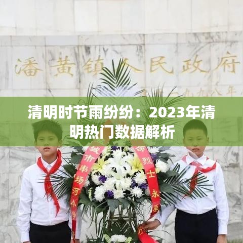 清明时节雨纷纷:2023年清明热门数据解析