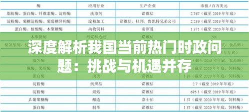 深度解析我国当前热门时政问题:挑战与机遇并存