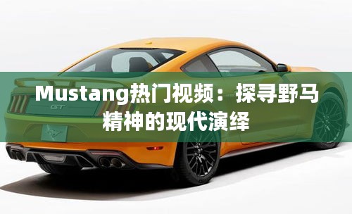 Mustang热门视频:探寻野马精神的现代演绎