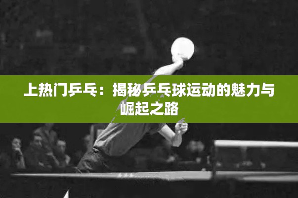 上热门乒乓:揭秘乒乓球运动的魅力与崛起之路