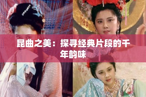 昆曲之美:探寻经典片段的千年韵味