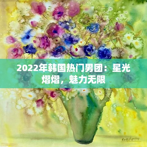 2022年韩国热门男团:星光熠熠,魅力无限