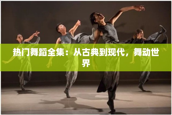 热门舞蹈全集:从古典到现代,舞动世界