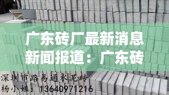 广东砖厂最新消息新闻报道:广东砖质量怎么样