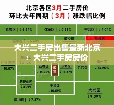 大兴二手房出售最新北京:大兴二手房房价