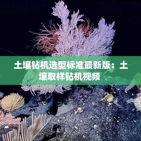 土壤钻机选型标准最新版:土壤取样钻机视频