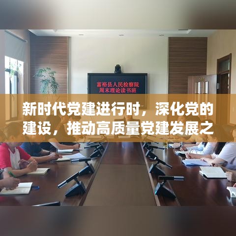 新时代党建进行时,深化党的建设,推动高质量党建发展之路