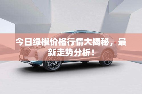 今日绿椒价格行情大揭秘,最新走势分析!