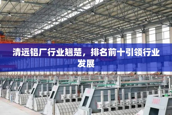 清远铝厂行业翘楚,排名前十引领行业发展