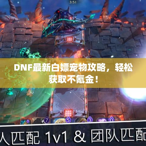 DNF最新白嫖宠物攻略，轻松获取不氪金！