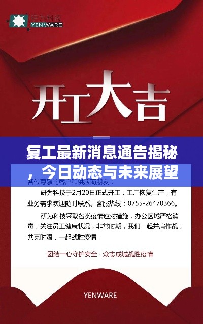 复工最新消息通告揭秘,今日动态与未来展望