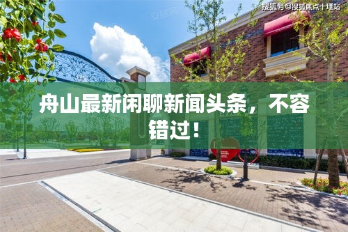 舟山最新闲聊新闻头条,不容错过!