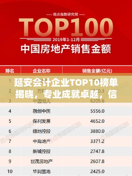 延安会计企业TOP10榜单揭晓,专业成就卓越,信誉铸就辉煌传奇!