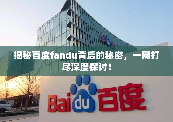 揭秘百度fandu背后的秘密,一网打尽深度探讨!