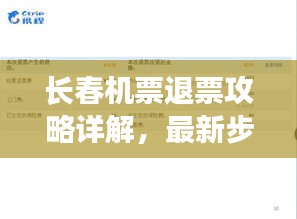 长春机票退票攻略详解,最新步骤,轻松解决退票难题