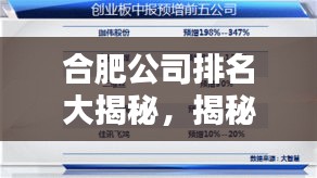 合肥公司排名大揭秘,揭秘影响力巨头!