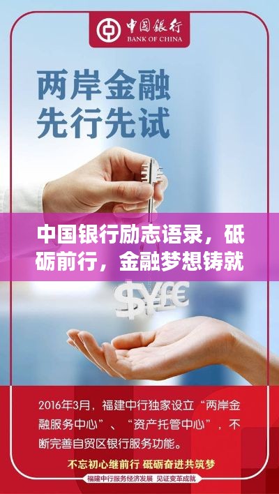 中国银行励志语录,砥砺前行,金融梦想铸就之路