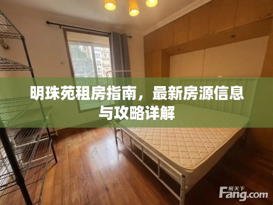 明珠苑租房指南,最新房源信息与攻略详解