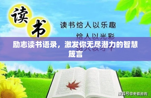 励志读书语录,激发你无尽潜力的智慧箴言