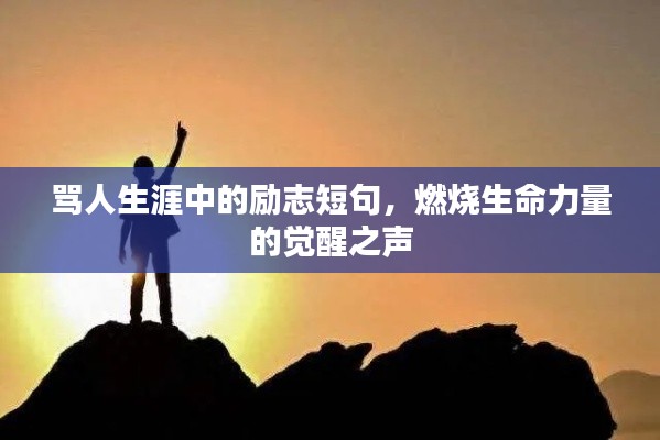 骂人生涯中的励志短句,燃烧生命力量的觉醒之声