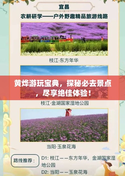 黄烨游玩宝典,探秘必去景点,尽享绝佳体验!