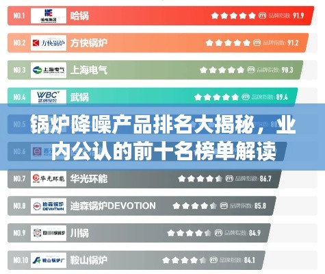 锅炉降噪产品排名大揭秘,业内公认的前十名榜单解读