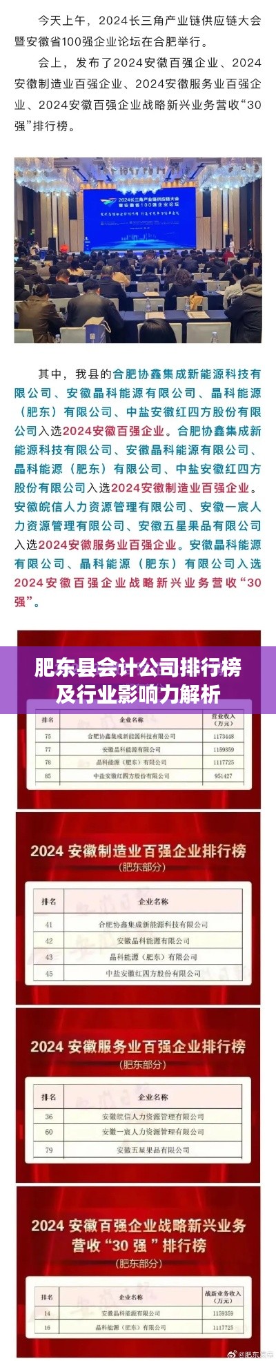 肥东县会计公司排行榜及行业影响力解析