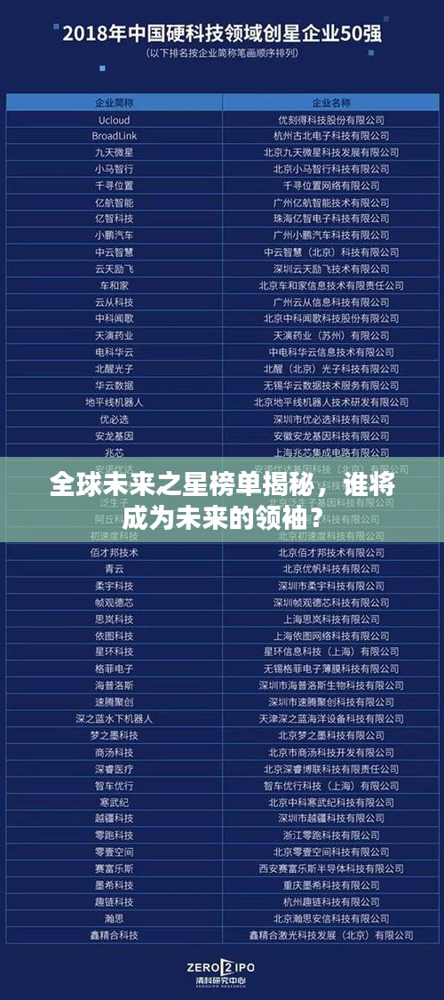全球未来之星榜单揭秘,谁将成为未来的领袖?