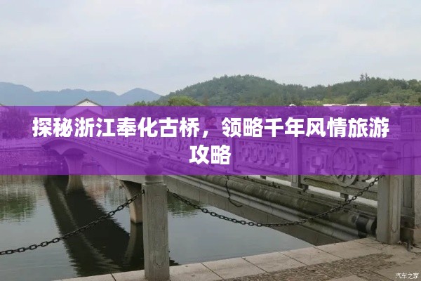 探秘浙江奉化古桥,领略千年风情旅游攻略