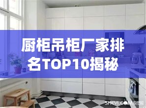 厨柜吊柜厂家排名TOP10揭秘,行业深度洞察与权威分析