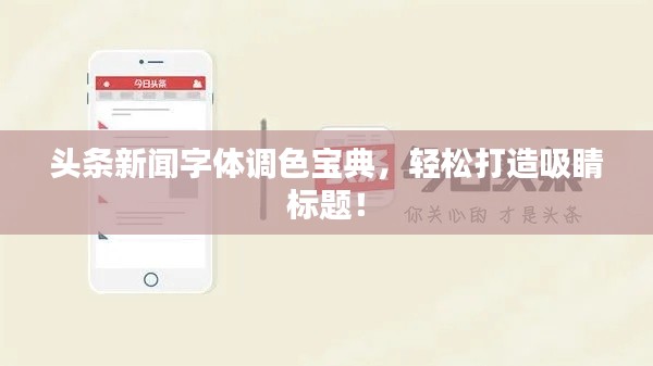 头条新闻字体调色宝典,轻松打造吸睛标题!