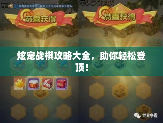 炫宠战棋攻略大全,助你轻松登顶!