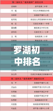 罗湖初中排名前十揭晓,名校风采及独特教育理念揭秘