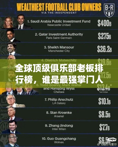 全球顶级俱乐部老板排行榜，谁是最强掌门人？