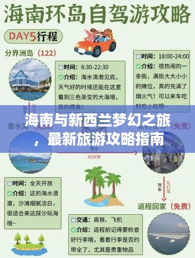 海南与新西兰梦幻之旅,最新旅游攻略指南